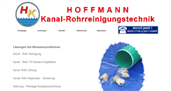 Desktop Screenshot of kanal-rohrreinigung.de